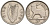 Ирландия 3 пенса 1956 заяц KM 12а медно-никель 92-231