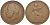 Великобритания 1 пенни 1919 Георг V (1910-1936) KM 810, Spink 4051 бронза 115-141