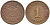 ГЕРМАНИЯ 1 ПФЕННИГ 1913 F KM 10, J. 10, Weege 2 медь 206-421
