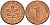 ФРГ 1 пфенниг 1978 J KM 105, J. 380 сталь плакированная медью    4598-561