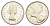 Канада 25 центов 1964 Елизавета II (1952-2022), олень KM 52 серебро aUNC 4631-916