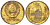 СССР 1 КОПЕЙКА 1974 Федорин 154, БЕЗ УСТУПА KM 126а латунь 3955-753
