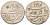 Британская Индия, Бенгальское президентство 1/4 рупии 1793 Шах Алам II KM 96 серебро 63-937