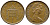 Великобритания 1 пенни 1980 Елизавета II (1952-2022) KM 915, Spink 4237 (B1) бронза 24-1234