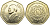 Иордания 1/4 динара 1997 KM 61 никель-латунь aUNC 4556-541