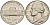 США 5 ЦЕНТОВ 1969 S, ДЖЕФФЕРСОН KM А192 медно-никель 4364-525