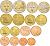 КИПР ЕВРОНАБОР ИЗ 8 МОНЕТ 2012 1, 2, 5, 10, 20, 50 ЕВРОЦЕНТОВ, 1 И 2 ЕВРО UNC 183-851
