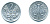 Польша 2 злотых 1974 MW KM 46, Parchimowicz 216h алюминий 59-1446
