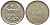 ГЕРМАНИЯ 1 МАРКА 1925 D, каталог МТ 40 евро J. 311, KM 42 серебро 1525-324