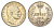 Сербия 1 динар 1915 Петр I (1903-1918) KM 25 серебро 4606-247