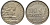 ФРАНЦИЯ 100 ФРАНКОВ 1958 KM 919.1 медно-никель UNC 1522-114