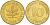 ФРГ 10 ПФЕННИГОВ 1982 F KM 108, J. 383 сталь плакированная латунью 4182-931