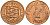 Гернси 2 пенса 1971 Ветряная мельница KM 22 бронза  aUNC  4610-441