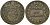 ВАТИКАН, ПАПСКАЯ ОБЛАСТЬ 1 КВАТРИНО 1784 ГОД IX, ПИЙ VI (1775-1799) KM 1223 (C67) медь 99-956