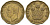 Великобритания 3 пенса 1944 Георг VI (1936-1952) KM 849, Spink 4112 никель латунь 4146-327