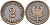ГЕРМАНИЯ 2 ПФЕННИГА 1875 А, СТАРОГЕРБОВКА KM 2, Jager 2, Weege 3 медь 4546-542