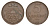 Латвия 5 сантимов 1922 KM 3 бронза 4658-1156