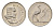 ЮАР 5 центов 1965 Ян ван Рибек (1619-1677), Suid Africa, легенда на африкаанс, райский журавль KM 67.2 медно-никель 4640-1051