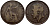 Великобритания 1 пенни 1917 Георг V (1910-1936) KM 810, Spink 4051 бронза 4607-634