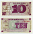 АНГЛИЯ 10 ПЕНСОВ 1972 ДЛЯ АРМИИ, 6 СЕРИЯ Pick М45 бумага UNC (ПРЕСС) 6283-17-4
