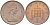 Великобритания 1 пенни 1977 Елизавета II (1952-2022) KM 915, Spink 4237 (B1) бронза 4594-115