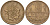 Франция 10 франков 1976 тип Матье KM 940, Le Franc 365.7-8 никель латунь 4572-1133