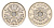 Дания 1 крона 2016 Маргрете II (1972-2024) KM 873 медно-никель UNC 75-557