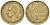 ФРАНЦИЯ 20 ФРАНКОВ 1950 ПОЛНАЯ ПОДПИСЬ, 3 ПЕРА KM 916.1, LE FRANC 401.1 алюминиевая бронза 175-642
