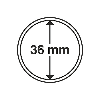 Капсулы круглые – 36 мм, упаковка 10 шт. Leuchtturm. 330757