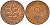 ФРГ 2 пфеннига 1976 F J.381a, KM 106a сталь плакированная медью    4598-829