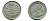 Канада 5 центов 1918 Георг V (1910-1936) KM 22 серебро 46-854