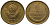 СССР 1 копейка 1980 Y 126a, Schon 75a латунь 4564-935
