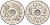 Дания 25 эре 1967 С; S, Фредерик IX (1947-1972) KM 855.1 медно-никель    4143-325
