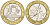 Франция 10 франков 1988 тип гений Бастилии KM 964.1, Le Franc 375.2 биметалл 106-256