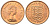 Джерси 1/2 пенни 1971 KM 29 бронза UNC 4611-437
