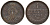 Ганновер 1 пфенниг 1861 B, Георг V KM 233, AKS 156, J. 90 медь 4594-453