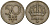 Швеция 50 эре 1945 Густав V (1907-1950) KM 817 серебро 4177-925