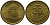 Перу 20 сентимо 1986 LIMA KM 294, Schon 95 латунь aUNC 4541-641