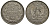 Греция 5 драхм 1930 феникс в огне, одна точка, Лондон KM 71.1 никель 4536-816