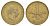 Дания 1 крона 1943 N, Кристиан X (1912-1947) KM 835 алюминиевая бронза 4638-653