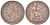 Великобритания 1 фартинг 1826 Георг IV (1820-1830) KM 677, Spink 3822 медь 4613-357