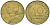 Франция 10 сантимов 1994 KM 929, Le Franc 144/33 алюминиевая бронза 4164-1153