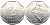 Франция 2 франка 1987 сеятель, тираж 92967 экземпляров KM 942.1 никель  UNC  1530-1341