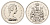 Канада 50 центов 1980 Елизавета II (1952-2022), герб KM 75.3 никель PROOF-LIKE (BU) 603-645