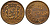 Люксембург 25 сантимов 1946 Шарлотта (1918-1964) KM 45 бронза 4532-434