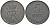 Дания 5 эре 1955 N; S, Фредерик IX (1947-1972) KM 843.1 цинк aUNC 4536-343