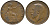Великобритания 1 пенни 1921 Георг V (1910-1936) KM 810, Spink 4051 бронза 32-841