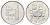 Южная Корея 1 вона 1970 роза шарона KM 4a алюминий UNC 4567-646