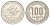 Центральная Африка (BEAC) 100 франков 1996 KM 13 никель UNC 4616-346