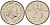 Нидерланды 25 центов 1968 Юлиана (1949-1980) KM 183 никель    4598-428